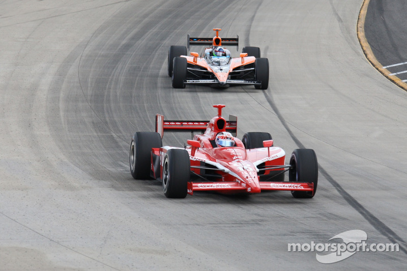 Dan Wheldon and Dario Franchitti