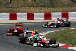 Vitantonio Liuzzi, Hispania Racing Team, HRT, Timo Glock, Marussia Virgin Racing