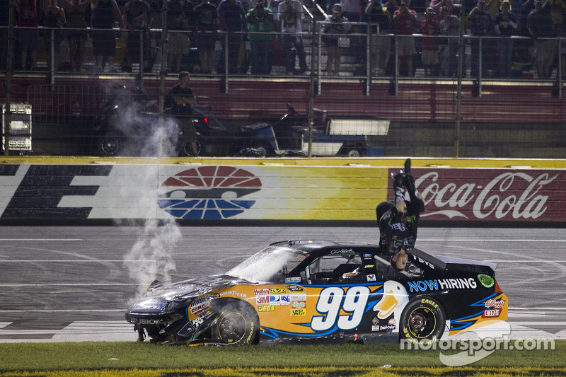 Winning the All-Star Race ... And then wrecking the car