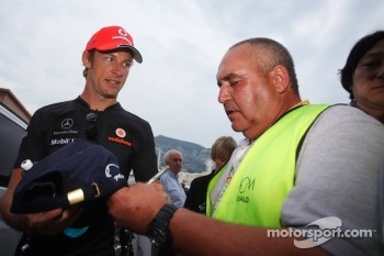 McLaren's Jenson Button almost victim of paddock chaos
