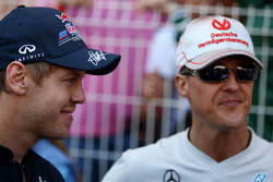 Sebastian Vettel, Red Bull Racing, Michael Schumacher, Mercedes GP Petronas F1 Team
