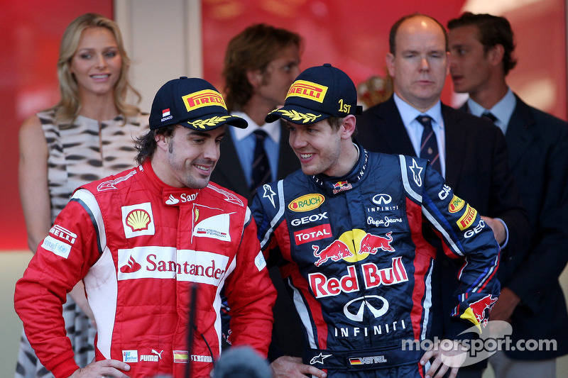 Fernando Alonso, Scuderia Ferrari, Sebastian Vettel, Red Bull Racing