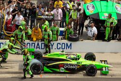 Para en pits para Danica Patrick, Andretti Autosport