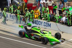 Pit stop for Danica Patrick, Andretti Autosport