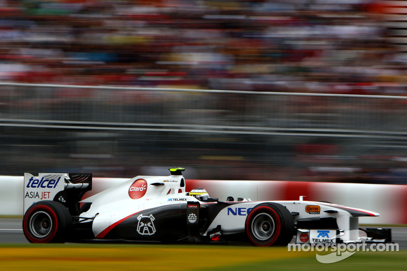 2011 год. Педро де ла Роса. 1 гонка в Sauber