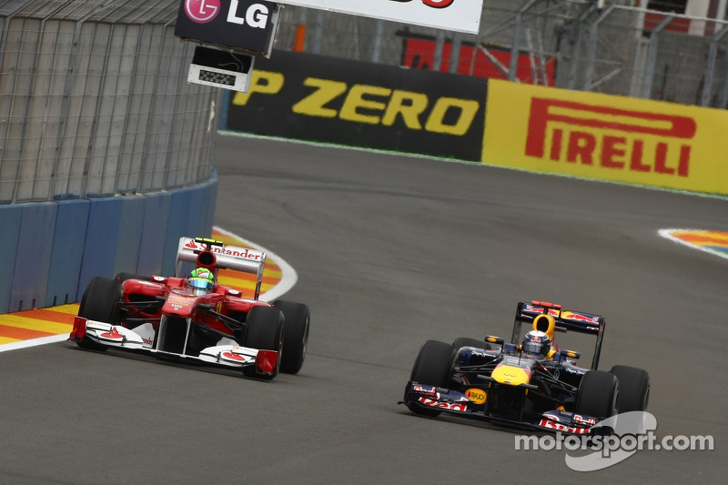 Fernando Alonso, Scuderia Ferrari ve Sebastian Vettel, Red Bull Racing