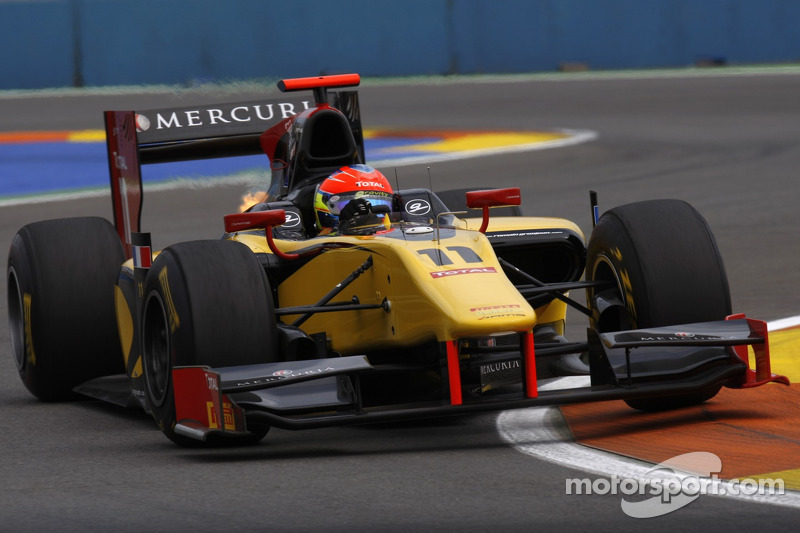 Romain Grosjean, kampioen met DAMS in de GP2 2011.
