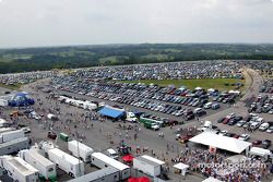 View of the Kentucky Speedway infield