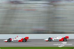 Helio Castroneves and Gil de Ferran