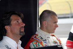 Michael Andretti and Dan Wheldon