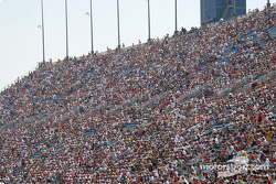 The race fans at Chicagoland Speedway