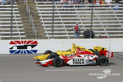 Dan Wheldon and Tomas Scheckter