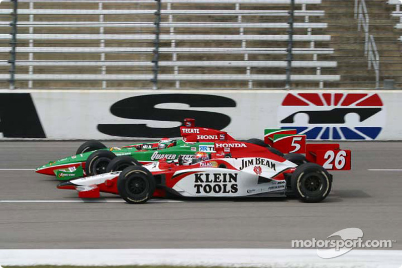 Dan Wheldon and Adrian Fernandez