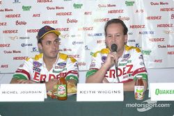 Herdez Bettenhausen Team press conference: Michel Jourdain and Keith Wiggins
