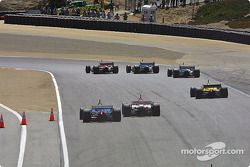 First corner: Sébastien Bourdais leads the field