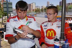 Sébastien Bourdais with his race engineer Craig Hampson