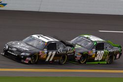 Brian Scott, Joe Gibbs Racing Toyota and Ricky Carmichael, Chevrolet