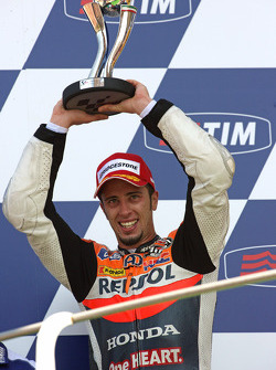 Podium: second place Andrea Dovizioso