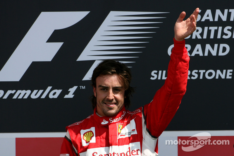 Podio: ganador de la carrera Fernando Alonso, Scuderia Ferrari