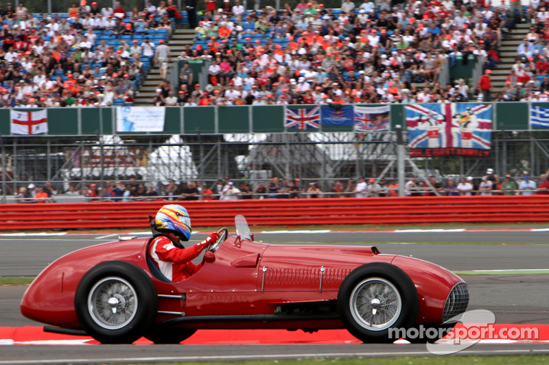 Fernando Alonso, Scuderia Ferrari, 1951 Silverstone winning Ferrari 375