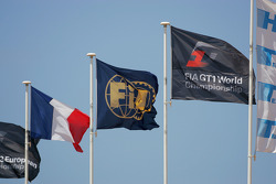 Flags at Paul Ricard
