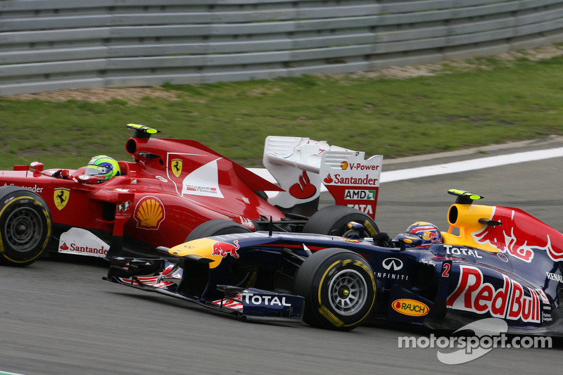 Felipe Massa, Scuderia Ferrari y Mark Webber, Red Bull Racing