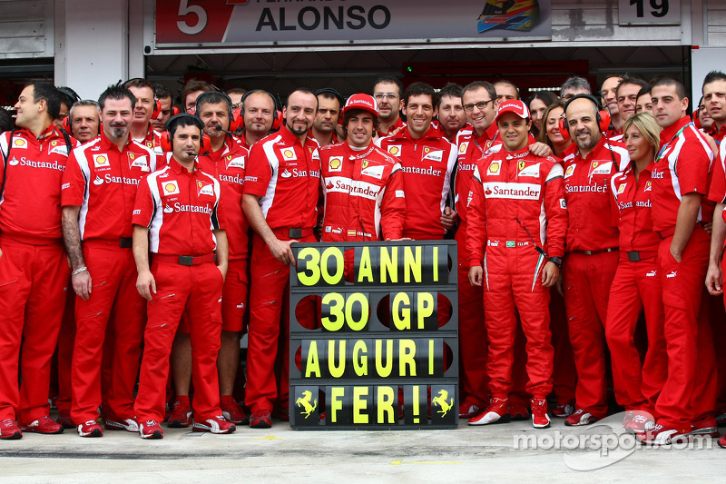 Fernando Alonso, Scuderia Ferrari celebra su cumpleaños 30