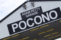 Pocono Raceway garage area
