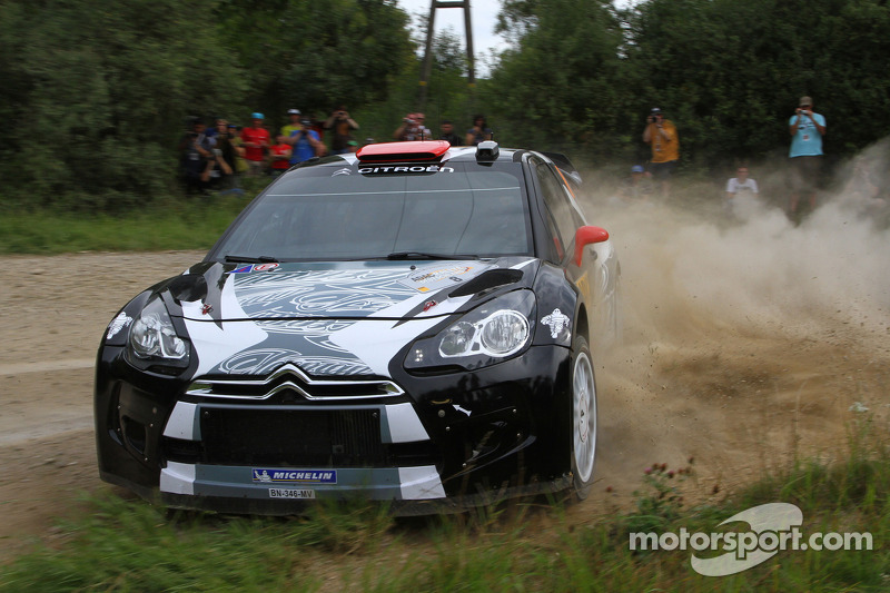 Kimi Raikkonen et Kaj Lindström, Citroën DS3 WRC, ICE 1 Racing
