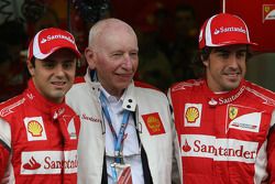 Felipe Massa, Scuderia Ferrari, John Surtees and Fernando Alonso, Scuderia Ferrari