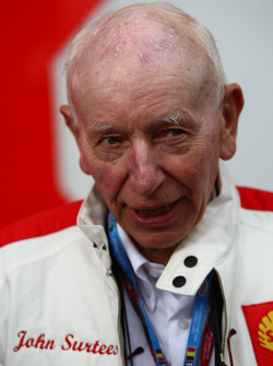 John Surtees, former F1 and Motorcycle world champion