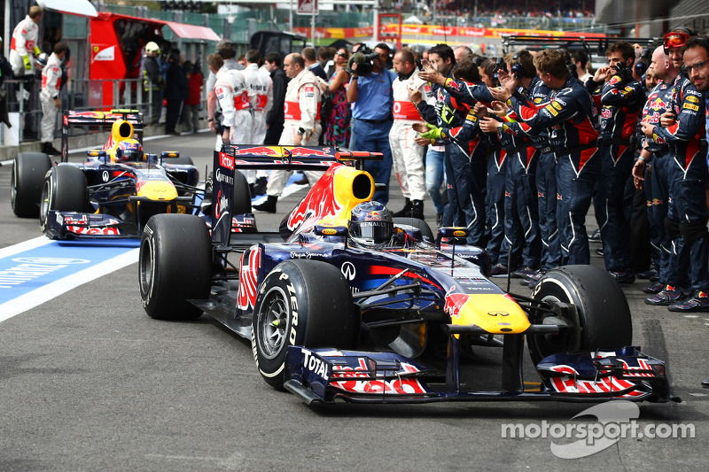 Yarış galibi Sebastian Vettel, Red Bull Racing