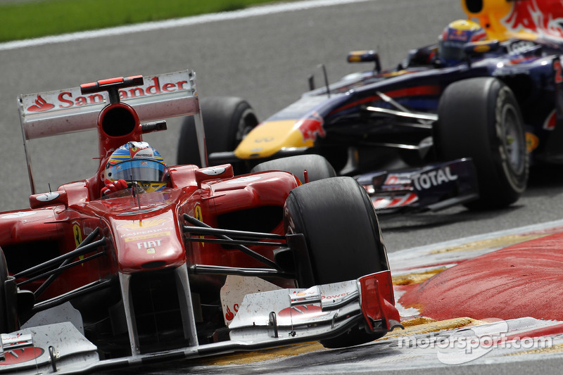 Fernando Alonso, Scuderia Ferrari y Mark Webber, Red Bull Racing