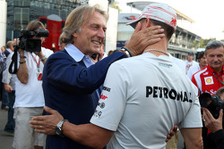 Luca di Montezemolo, Scuderia Ferrari, FIAT Yönetim Kurulu Başkanı ve Başkanı, Ferrari ve Michael Schumacher, Mercedes GP F1 Team