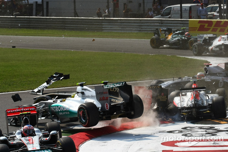 Startcrash: Grand Prix von Italien 2011 in Monza
