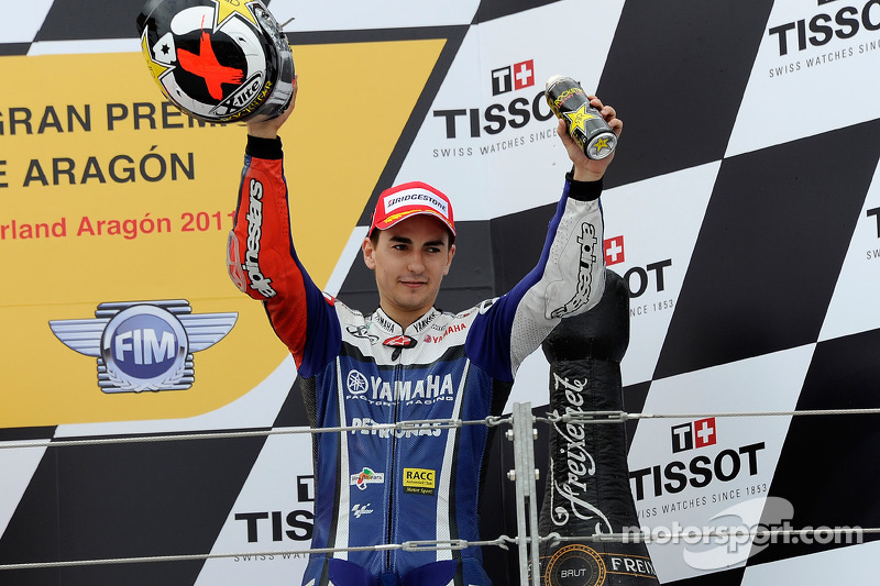 Podium ketiga Jorge Lorenzo, Yamaha Factory Racing