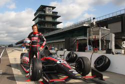 Dan Wheldon tests the 2012 Dallara Indycar
