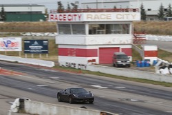 Damon Ockey drives his Ferrari 458 Italia