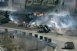 The horrific 15-car crash that took the life of Dan Wheldon