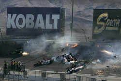 The horrific 15-car crash that took the life of Dan Wheldon