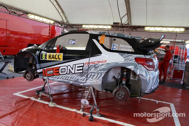 Kimi Raikkonen and Kaj Lindstrom, Citroën DS3 WRC, ICE 1 Racing