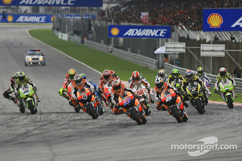 Start MotoGP Malaysia 2011