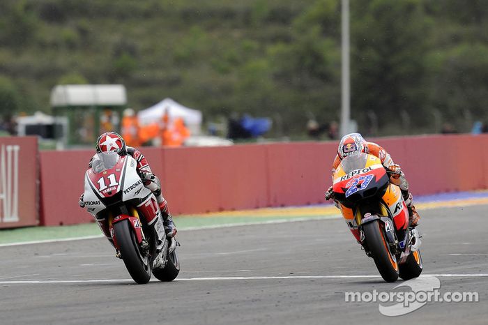 #3: GP Valencia 2011 in Valencia: Casey Stoner (Honda) 0,015 Sekunden vor Ben Spies (Yamaha)