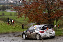 Kimi Raikkonen and Kaj Lindstrom, Citroën DS3 WRC, ICE 1 Racing