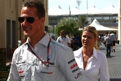 Michael Schumacher, Mercedes GP y su esposa Corina