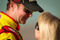 Kurt Busch, Penske Racing Dodge with girlfriend Patricia Driscoll