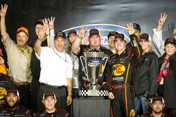 Championship podium: NASCAR Camping World Truck Series 2011 champion Austin Dillon, RCR Chevrolet celebrates