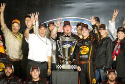 Championship podium: NASCAR Camping World Truck Series 2011 champion Austin Dillon, RCR Chevrolet celebrates