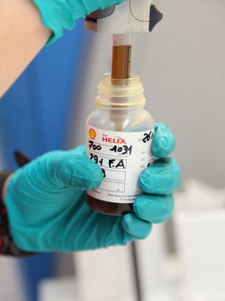 Shell oil and fuel testing unit