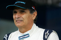 Nelson Piquet, drives the Brabham BT49